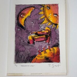 T. Scot Halpin original art painting artist proof M/P Dreamtime signed